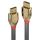 1m High Speed HDMI Kabel, Gold Line (Lindy 37861)