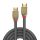 1m High Speed HDMI Kabel, Gold Line (Lindy 37861)