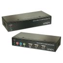 50m Cat.6 DVI-D Single Link, USB & Audio KVM Extender