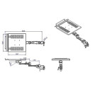 Modularer Notebookhalter (Lindy 40699)