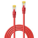 1.5m RJ45 S/FTP LSZH Netzwerkkabel, rot (Lindy 47293)