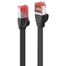 3m Cat.6 U/FTP Flachband-Netzwerkkabel, schwarz (Lindy...