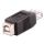 USB-Adapter Typ A/B Kupplung/Kupplung (Lindy 71228)