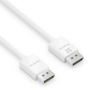 Premium 4K DisplayPort Kabel - 1.00m, weiß