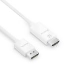 Premium Active 4K DisplayPort / HDMI Kabel - 2.00m,...