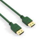 SuperThin 4K Premium High Speed HDMI Kabel – 0,50m, grün