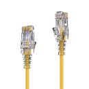 Premium Slim Cat.6 Patchkabel, RJ45, UTP, LSZH – 2,00m, gelb