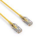 Premium Slim Cat.6 Patchkabel, RJ45, UTP, LSZH – 3,00m, gelb