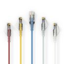 Premium Slim Cat.6 Patchkabel, RJ45, UTP, LSZH – 0,50m, gelb