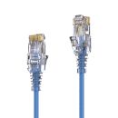 Premium Slim Cat.6 Patchkabel, RJ45, UTP, LSZH – 0,50m, blau