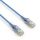 Premium Slim Cat.6 Patchkabel, RJ45, UTP, LSZH – 0,50m, blau