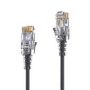 Premium Slim Cat.6 Patchkabel, RJ45, UTP, LSZH – 2,00m, schwarz