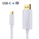 sonero USB-C auf DP Kabel - 1,00m - wei