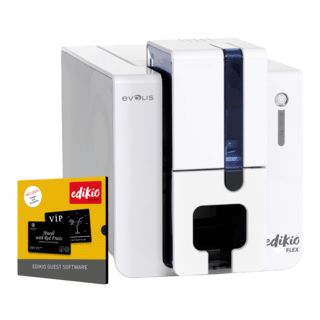 Evolis Edikio Flex - Guest Solution, einseitig, 12 Punkte/mm (300dpi), USB, Ethernet, Kit (USB)