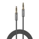 0.5m 3.5mm Audiokabel, Cromo Line (Lindy 35320)