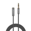 0.5m 3.5mm Audio Verlängerungskabel, Cromo Line (Lindy 35326)