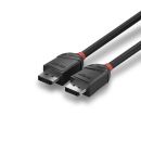 3m DisplayPort 1.2 Kabel, Black Line