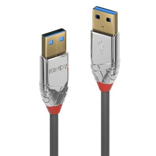 2m USB 3.2 Typ A Kabel, 5GBit/s, Cromo Line