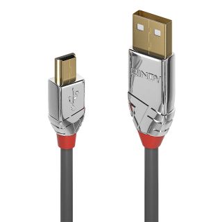 2m USB 2.0 Typ A an Mini-B Kabel, Cromo Line