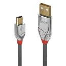 3m USB 2.0 Typ A an Mini-B Kabel, Cromo Line (Lindy 36633)