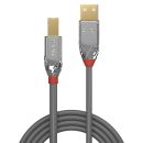 0.5m USB 2.0 Typ A an B Kabel, Cromo Line