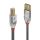 0,5m USB 2.0 Typ A an B Kabel, Cromo Line (Lindy 36640)