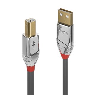 1m USB 2.0 Typ A an B Kabel, Cromo Line