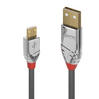 0.5m USB 2.0 Typ A an Micro-B Kabel, Cromo Line