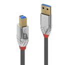 2m USB 3.2 Typ A an B Kabel, 5GBit/s, Cromo Line