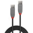 1m USB 2.0 Typ A Kabel, Anthra Line