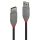 3m USB 2.0 Typ A Kabel, Anthra Line