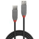 2m USB 2.0 Typ A Verlängerungskabel, Anthra Line