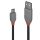 0.5m USB 2.0 Typ A an Micro-B Kabel, Anthra Line (Lindy 36731)