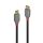 0,5m USB 2.0 Typ C an Micro-B Kabel, Anthra Line (Lindy 36890)