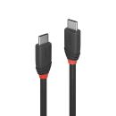 0.5m USB 3.2  Typ C Kabel, 20GBit/s, Black Line