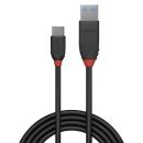 0.15m USB 3.2 Typ A an C Kabel, 10GBit/s, Black Line