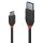 0.15m USB 3.1 Typ C an A Kabel, Black Line (Lindy 36914)