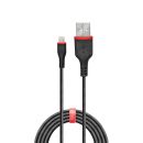 1m robustes USB Typ A an Lightning Ladekabel (Lindy 31291)