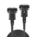 10m Fibre Optic Hybrid Micro-HDMI 4K60 Kabel mit abnehmbaren HDMI- & DVI-Steckern